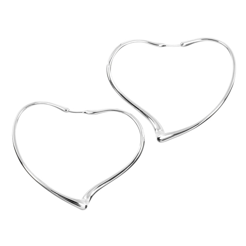 TIFFANY&Co.】ティファニー オープンハート フープ ピアス TIFFANY&Co.】ティファニー オープンハート フープ ピアス