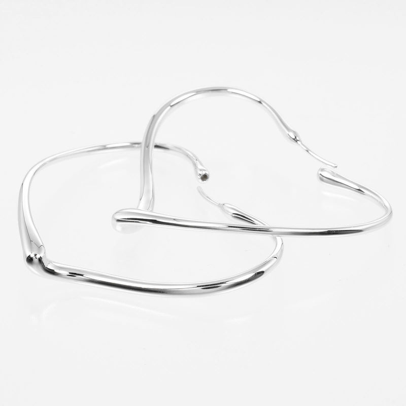 TIFFANY&Co.】ティファニー オープンハート フープ ピアス TIFFANY&Co.】ティファニー オープンハート フープ ピアス