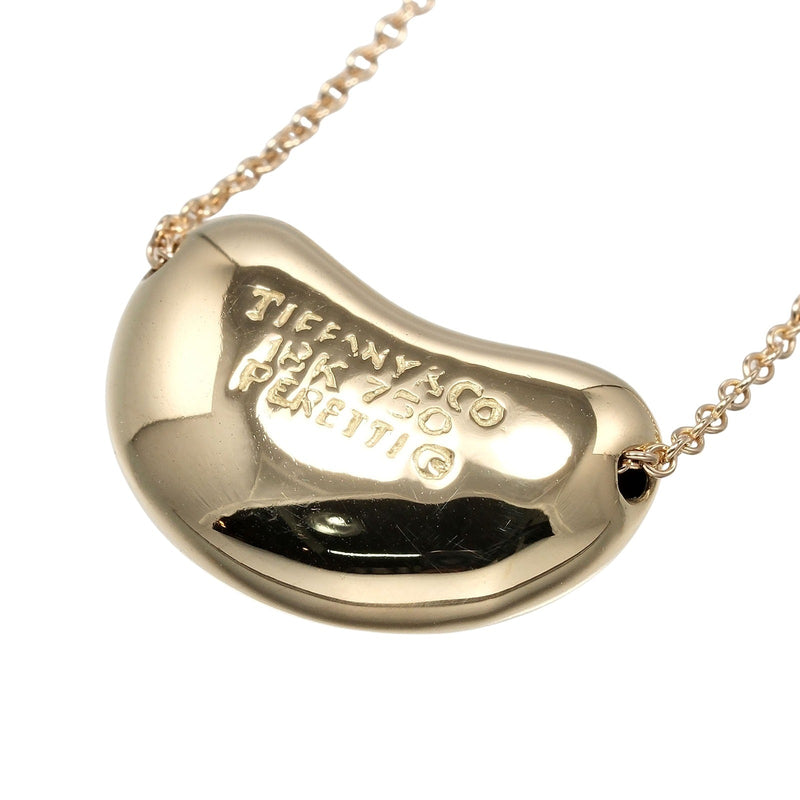 TIFFANY&Co.】ティファニー ビーン ネックレス K18イエロー