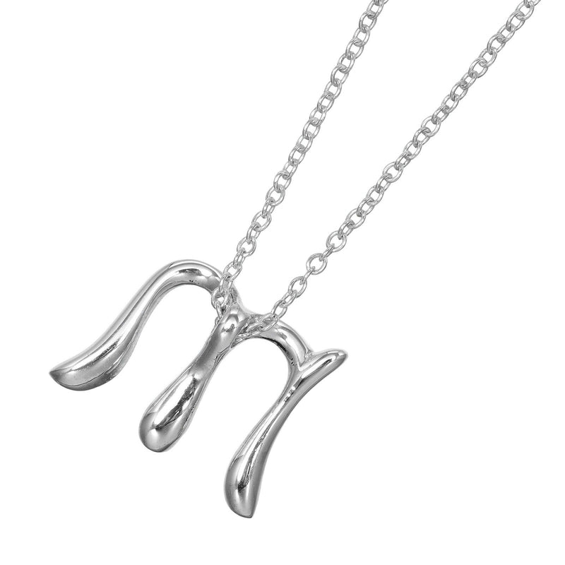 TIFFANY&Co.】ティファニー アルファベット レターm ネックレス