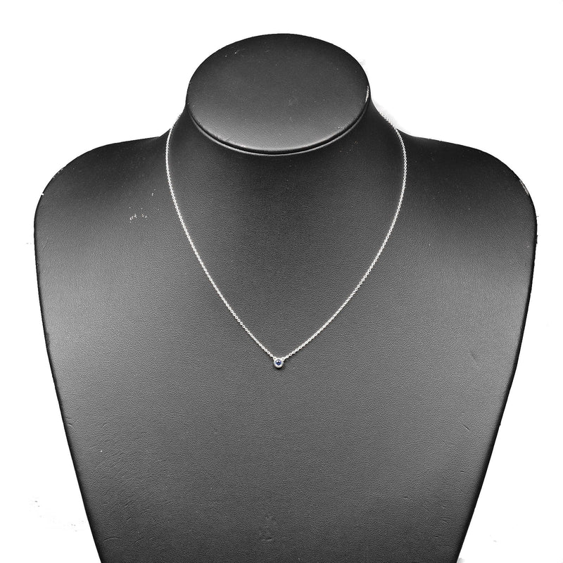 TIFFANY&Co.】ティファニー カラーバイザヤード ブルー ネックレス