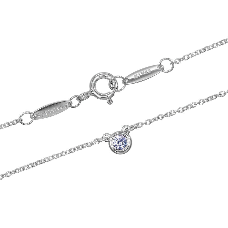 TIFFANY&Co.】ティファニー カラーバイザヤード ブルー ネックレス
