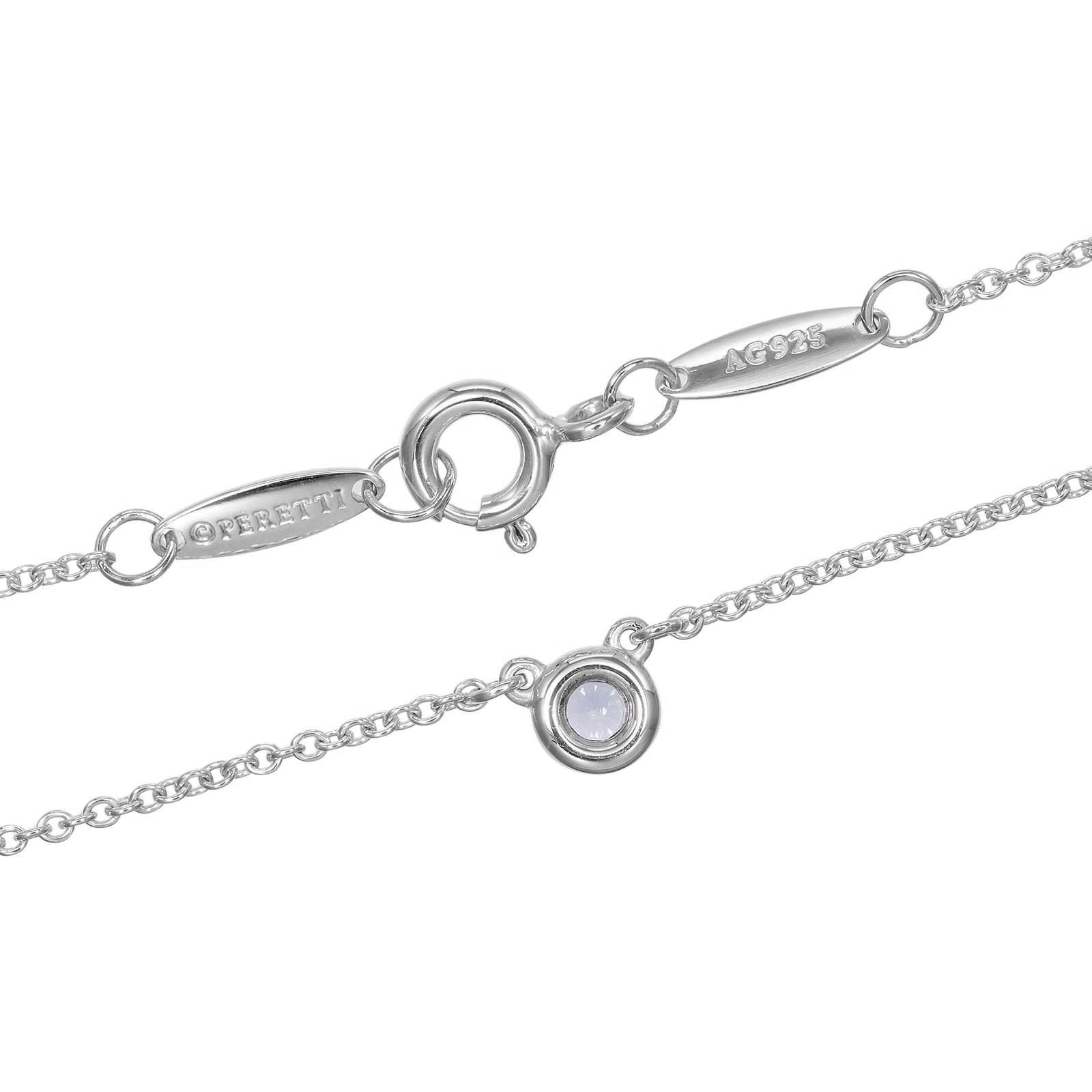 TIFFANY&Co.】ティファニー カラーバイザヤード ブルー ネックレス