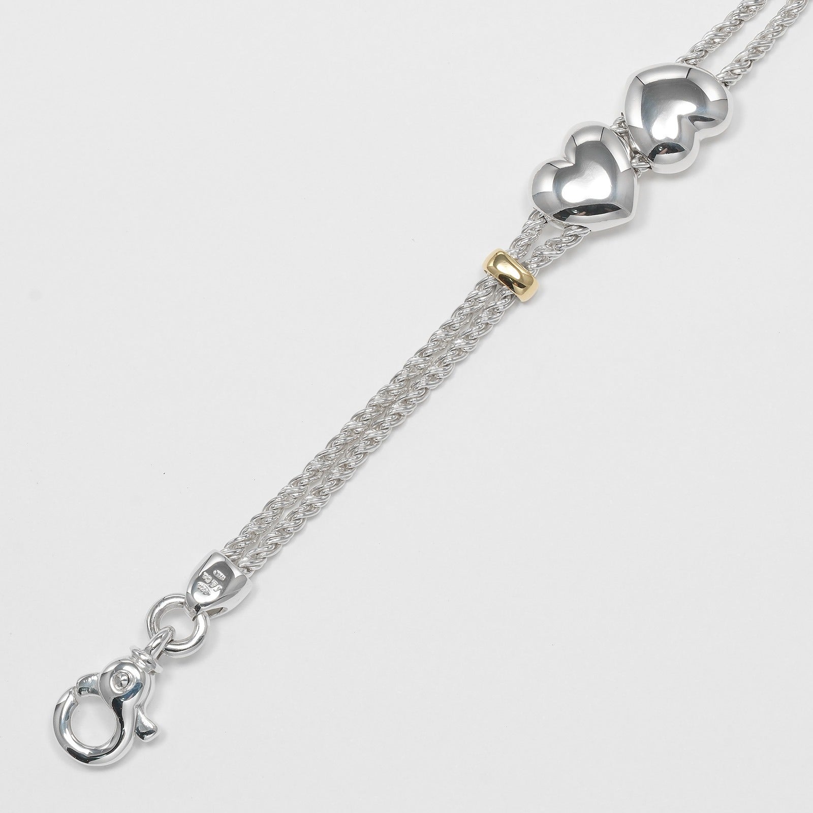 TIFFANY&Co.】ティファニー ダブルハート ロープ ヴィンテージ