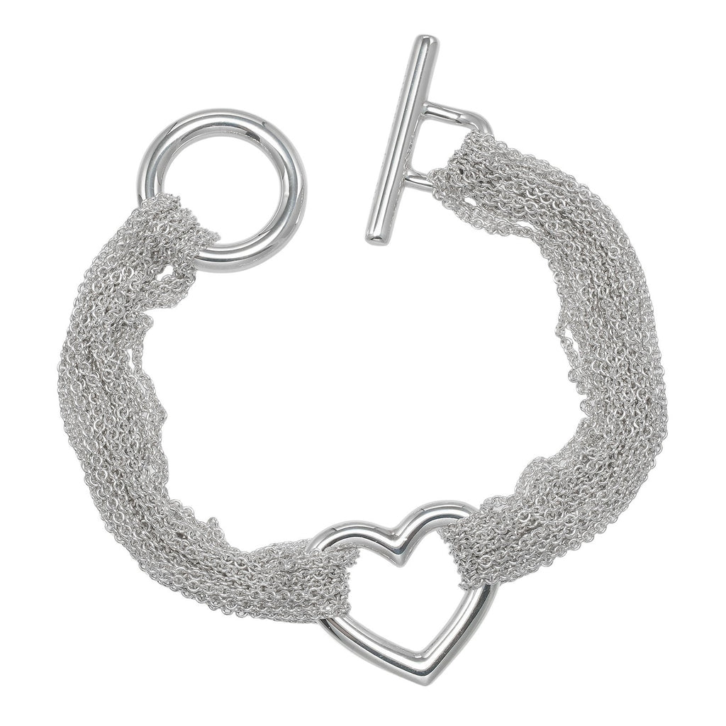TIFFANY&Co.】ティファニー オープンハート トグル ブレスレット