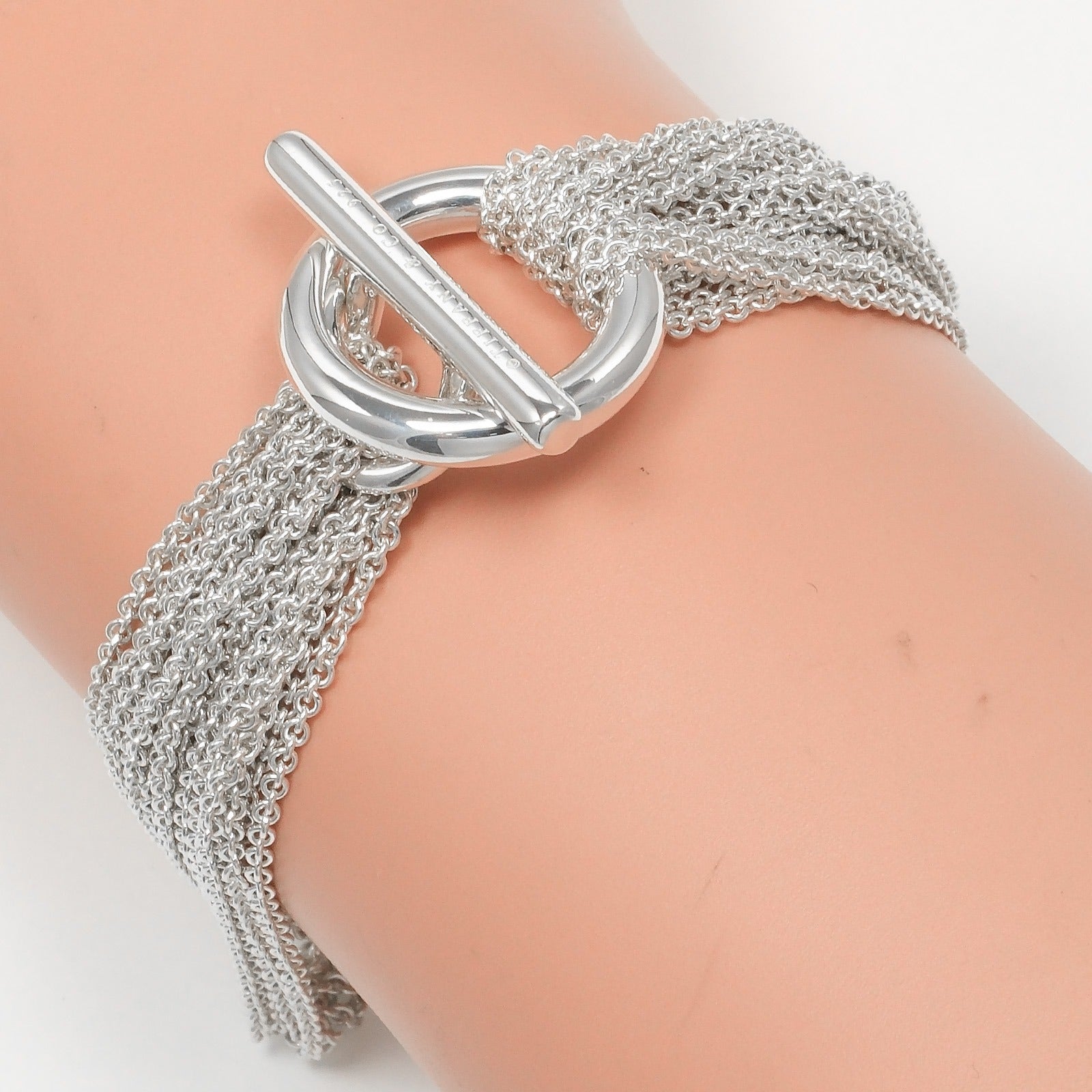 TIFFANY&Co.】ティファニー オープンハート トグル ブレスレット