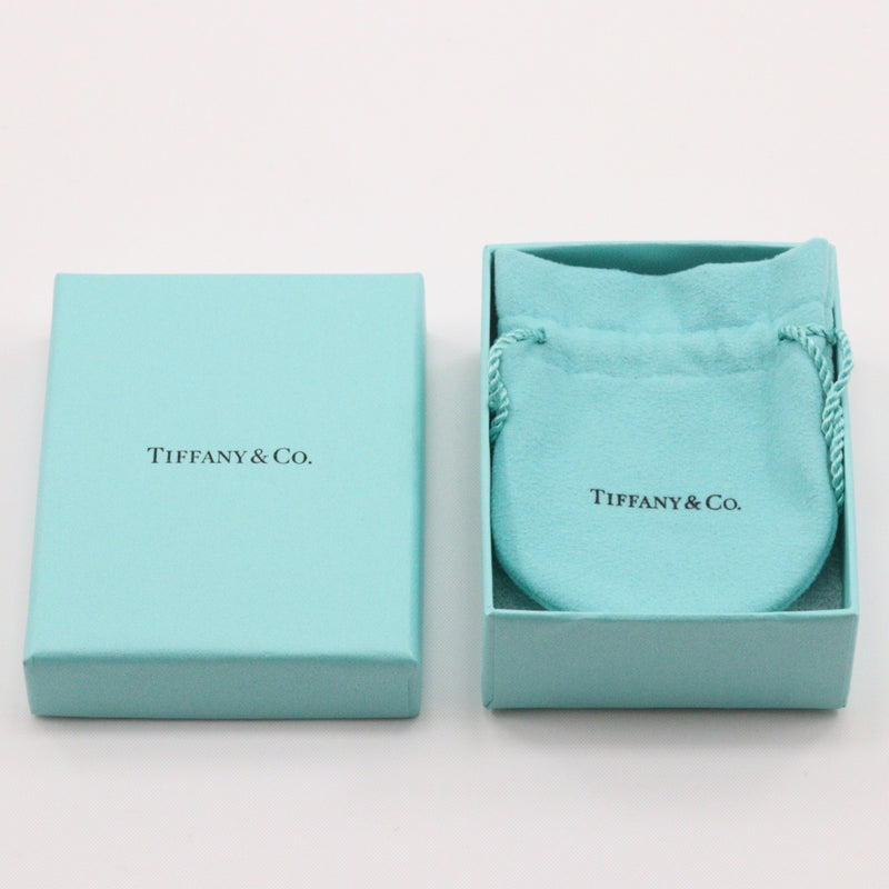 [Tiffany＆Co。]TIFFANY&Co. Viser Yard耳环PT950白金X钻石大约1.1克，院子女士