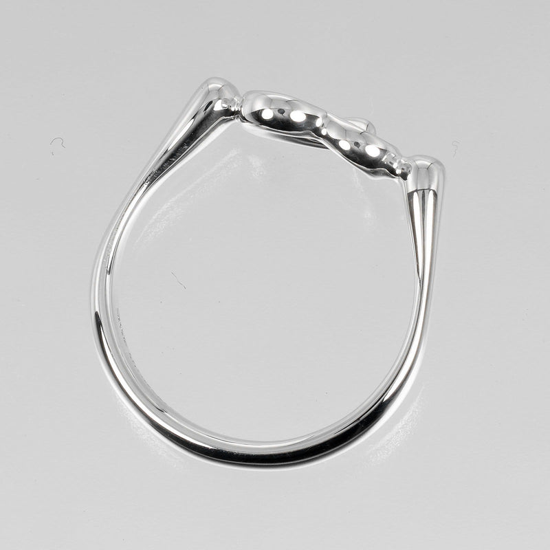 [Tiffany＆Co。]蒂法尼 
 开放心脏10.5戒指 /戒指 
 银925大约2.42g开放心女士