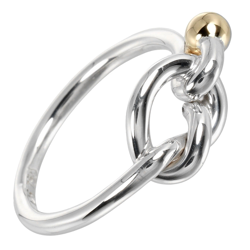 [Tiffany＆Co。]蒂法尼 
 爱节13.5戒指 /戒指 
 银925 x K18黄金大约3.1克爱情女士