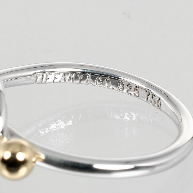 [Tiffany & co.] Tiffany 
 Love Knot No. 13.5 Anillo / anillo 
 Silver 925 x K18 Oro amarillo aproximadamente 3.1G Love Knot Ladies A Rank