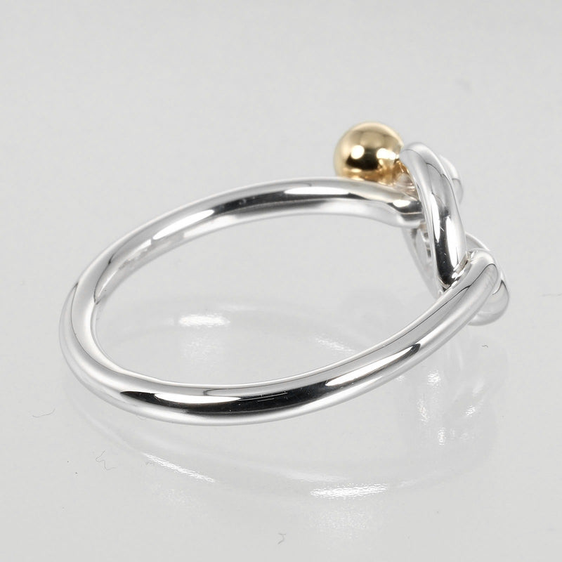 [Tiffany & co.] Tiffany 
 Love Knot No. 13.5 Anillo / anillo 
 Silver 925 x K18 Oro amarillo aproximadamente 3.1G Love Knot Ladies A Rank