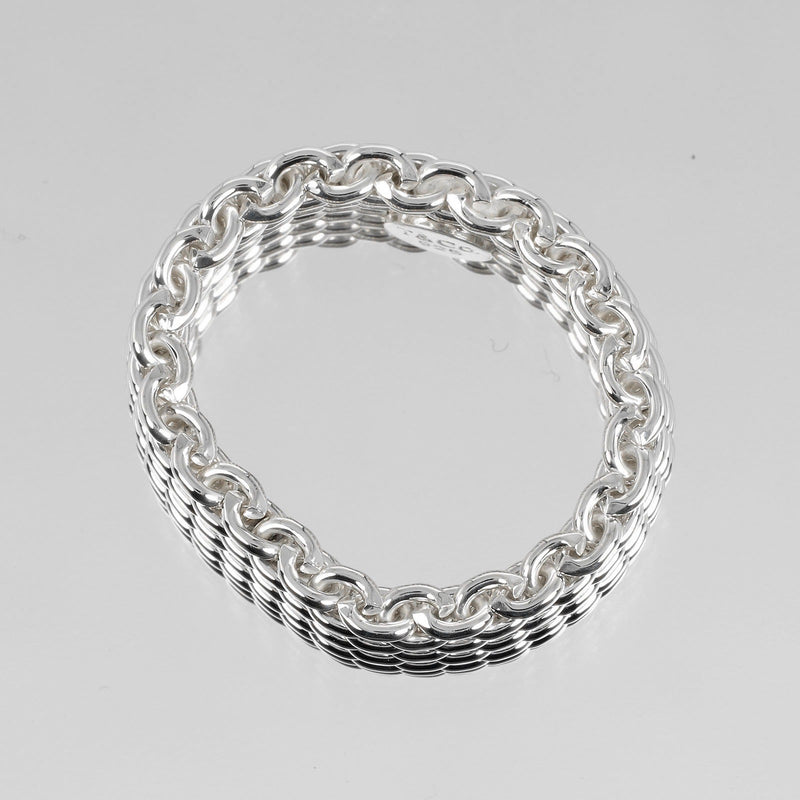 [Tiffany & co.] Tiffany 
 Set de verano No. 12.5 Anillo / anillo 
 Silver 925 aproximadamente 8.38g Somerset Damas un rango