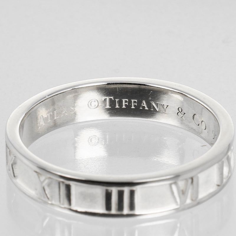 [Tiffany & co.] Tiffany 
 Atlas No. 15 Anillo / anillo 
 Silver 925 aproximadamente 2.9g Atlas Ladies un rango