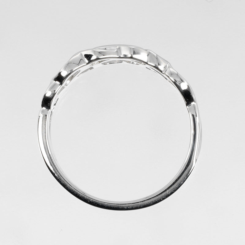 [Tiffany＆Co。]蒂法尼 
 三重摩擦心12戒指 /戒指 
 银925大约3.71克三重摩擦的心女士