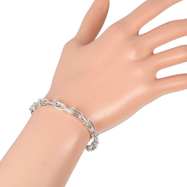 [TIFFANY & CO.] Tiffany 
 Hardware small link bracelet 
 18cm Silver 925 around SM arm around 18.89g Hardware Small Link Ladies A Rank