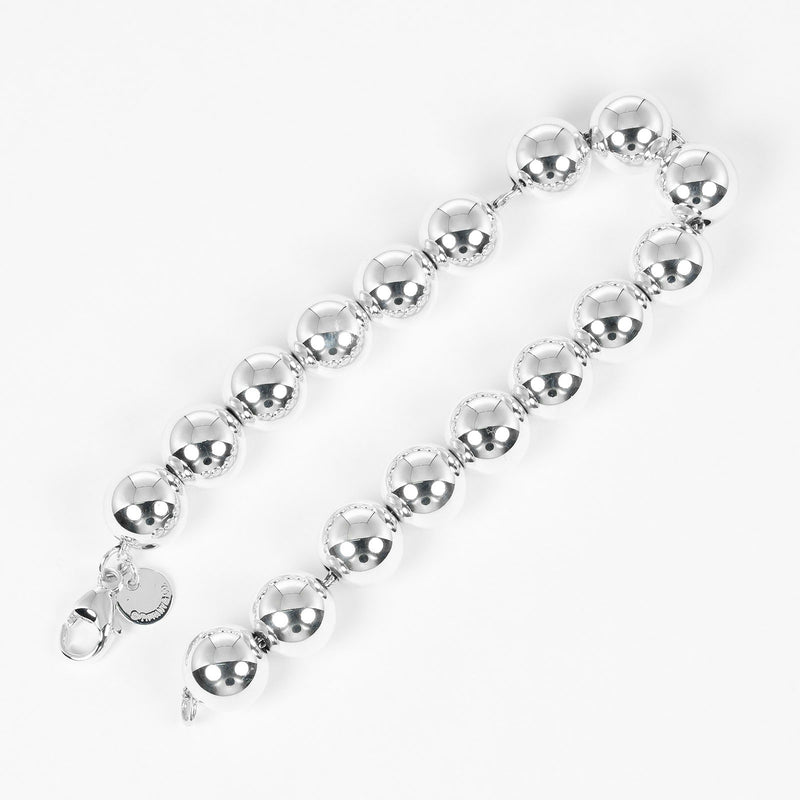 [Tiffany & co.] Tiffany 
 Pulsera de bola de hardware 
 Silver 925 de 16 cm alrededor del brazo alrededor de 17.45 g de hardware Ball Damas A Rank