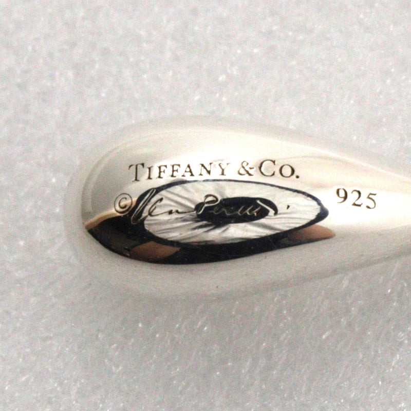 【TIFFANY&Co.】ティファニー
 ティアドロップ ネックレス
 シルバー925 約3.35g teardrop レディースAランク