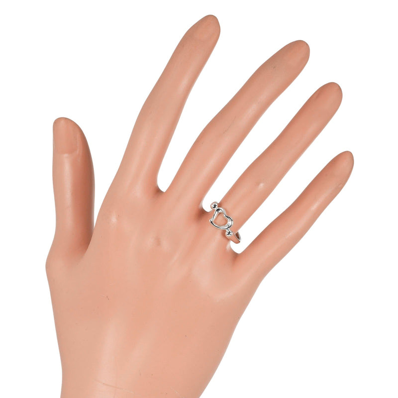 [TIFFANY & CO.] Tiffany 
 Open Heart No. 10 Ring / Ring 
 Silver 925 about 2.52g Open Heart Ladies A Rank