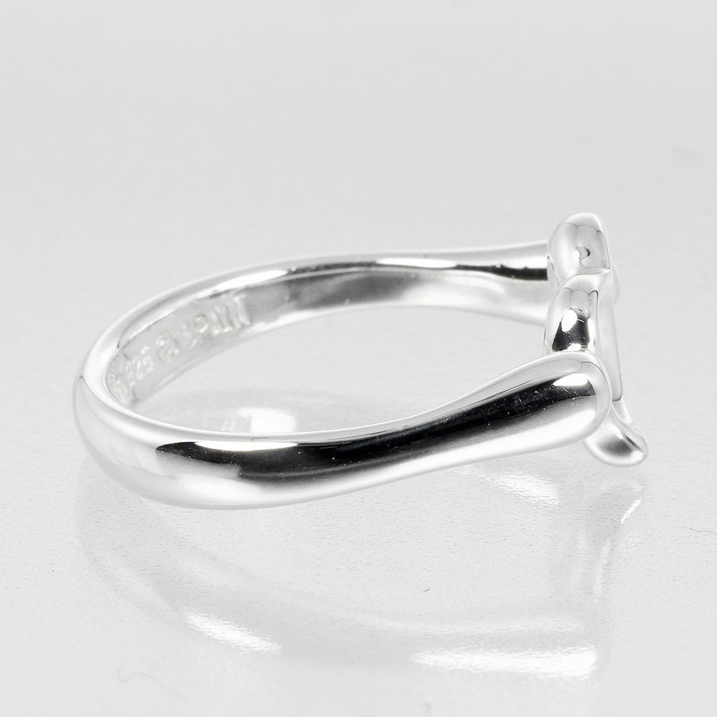 [Tiffany＆Co。]蒂法尼 
 开放的心第10圈 /戒指 
 银925大约2.52克开放心女士