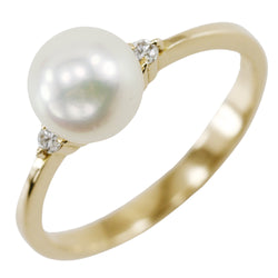 [Tasaki] Tasaki Pearl No. 11 Anneau / anneau 7,0 mm K18 Gol jaune X Pearll Madies A Rank