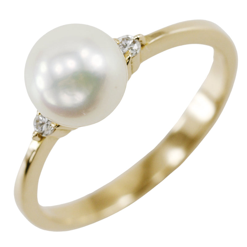 [Tasaki] Tasaki Pearl No. 11 Anillo / anillo 7.0 mm 18KOro amarillo x perla aproximadamente 2.2g perlas damas un rango