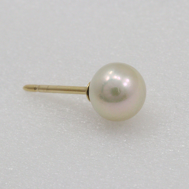 【MIKIMOTO】ミキモト
 ピアス
 K18イエローゴールド×パール 約1.5g レディースAランク