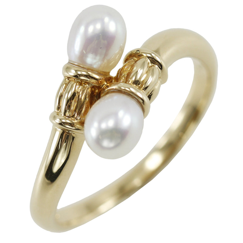 [Tasaki] Tasaki 11,5 Anneau / anneau K18 Yellow Gold X Pearl Environ 3,3 g mesdames un rang