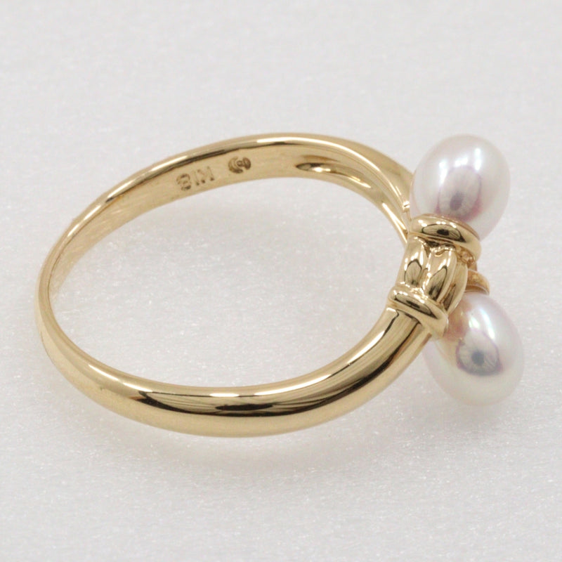 [Tasaki] Tasaki 11,5 Anneau / anneau K18 Yellow Gold X Pearl Environ 3,3 g mesdames un rang