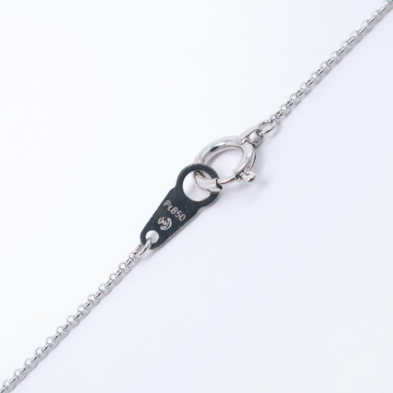 [TASAKI] Tasaki Necklace PT850 Platinum x Pearl x Diamond 0.05 Approximately 2.9G Ladies A Rank