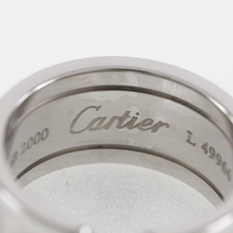 [Cartier] Cartier 
 C2 15.5 anillo / anillo 
 K18 Gold blanco aproximadamente 13.1G C2 Damas A Rank
