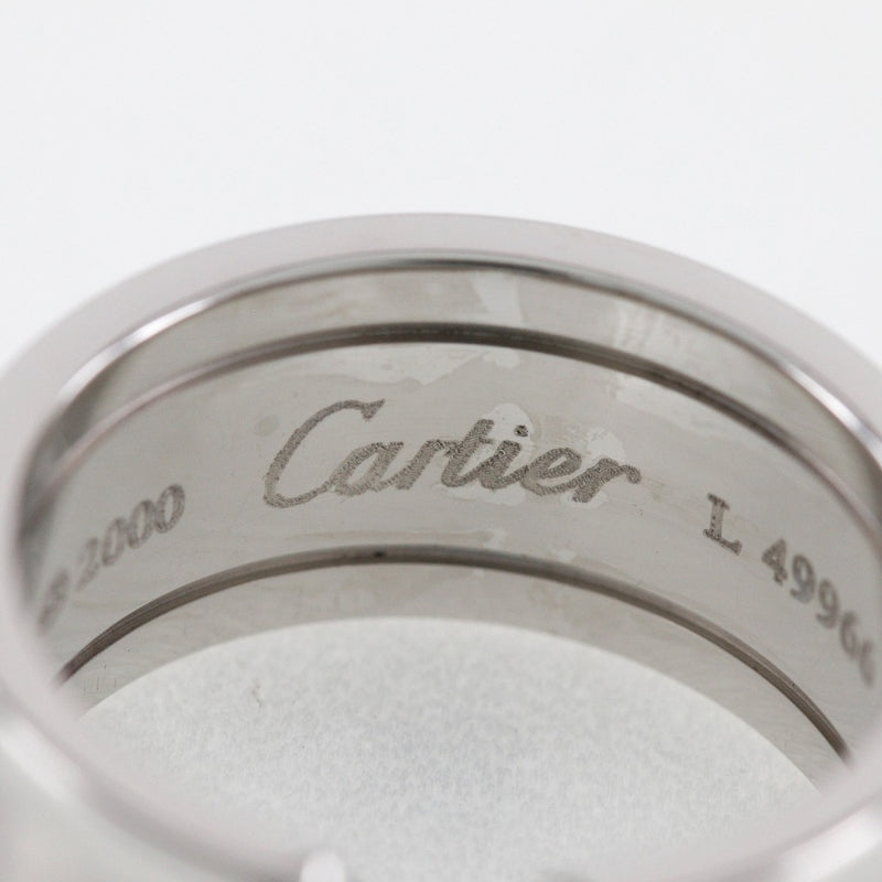 【CARTIER】カルティエ
 C2 15.5号 リング・指輪
 K18ホワイトゴールド 約13.1g C2 レディースAランク