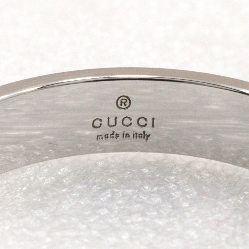 [GUCCI] Gucci Icon Ring No. 17 Ring 18KWhite Gold Approximately 4.3g ICON RING Men's A-Rank