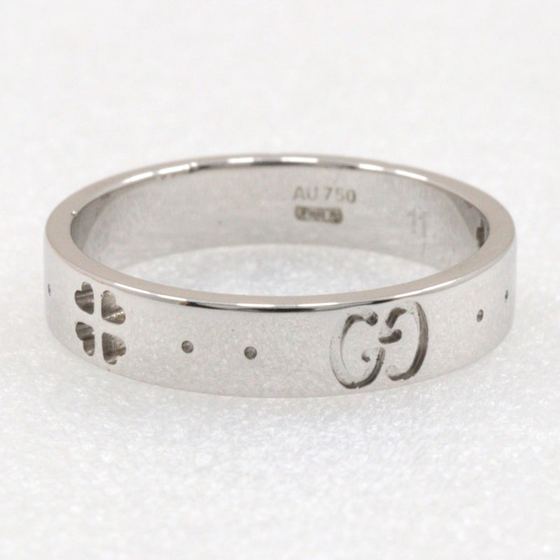 [GUCCI] Gucci 
 Icon 10.5 Ring
 18KWhite Gold Approximately 3.3g ICON Ladies