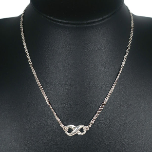 【TIFFANY&Co.】ティファニー
 インフィニティ ネックレス
 シルバー925 約6.6g Infinity レディースA-ランク