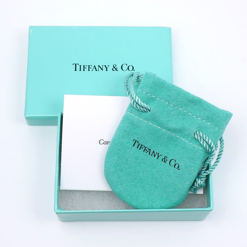 [Tiffany & Co.]TIFFANY&Co. 이중 문지르기 심장 목걸이 실버 925 대략 4.0g 더블 문지름 심장 숙녀 순위