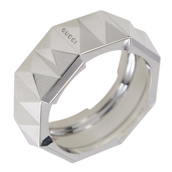 [Gucci] Gucci 
 Link Turab No. 15 Anillo / anillo 
 K18 Gold blanco aproximadamente 12.9g enlace al amor Unisex A Rank