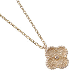 [VAN CLEEF & ARPELS] Van Cleef & Arpel 
 Sweet Alhambra necklace 
 VCARO8DF00 K18 Pink Gold Approximately 3.3G Sweet Alhambra Ladies A+Rank