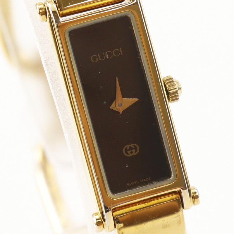 [Gucci] Gucci Watch 1500l Gold Placing Gold Quartz Analog Dames