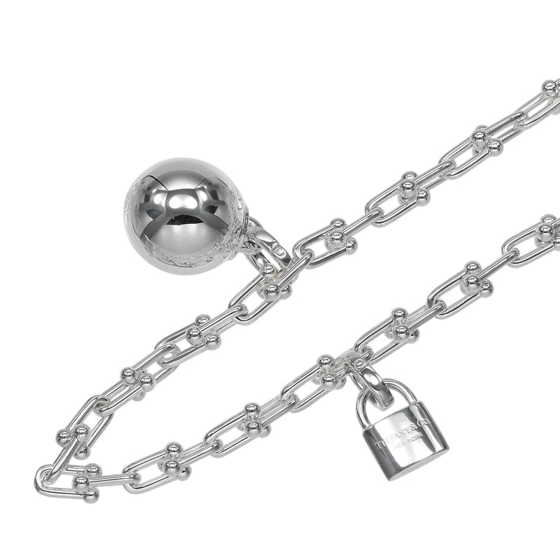 極美品　ティファニー ハードウェア スモール ラップ ブレスレット SV925 TIFFANY&Co.】ティファニー ハードウェア スモール ラップ
