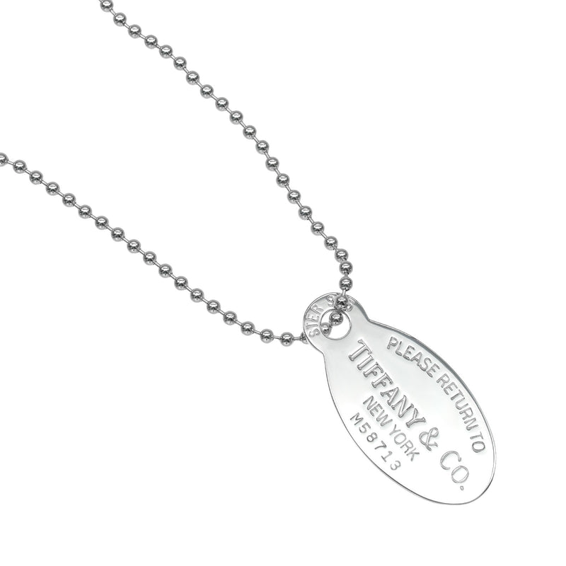 【TIFFANY&Co.】TIFFANY&Co. 리턴 투 TIFFANY&Co. 타원형 태그 목걸이