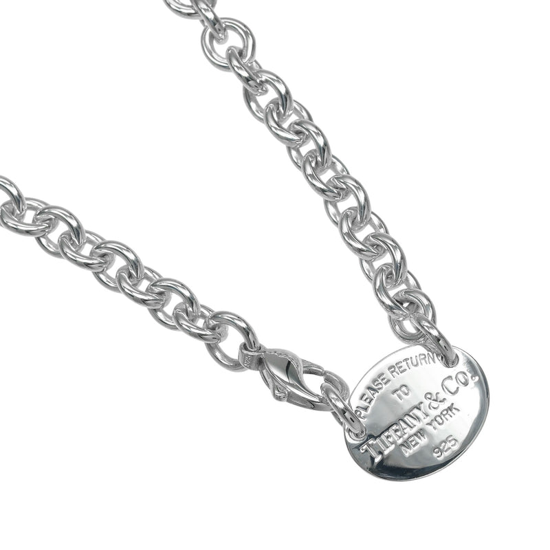 [TIFFANY y compañía]TIFFANY&Co. regresar a TIFFANY&Co. collar con etiqueta ovalada
