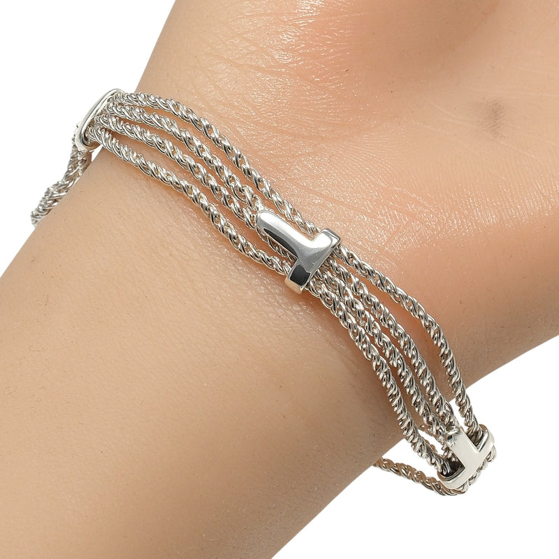 TIFFANY&Co.】ティファニー Tロープ バックルモチーフ ブレスレット 