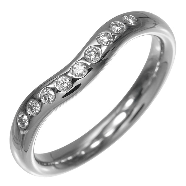 TIFFANY&Co.】ティファニー カーブドバンド リング・指輪 12.5号