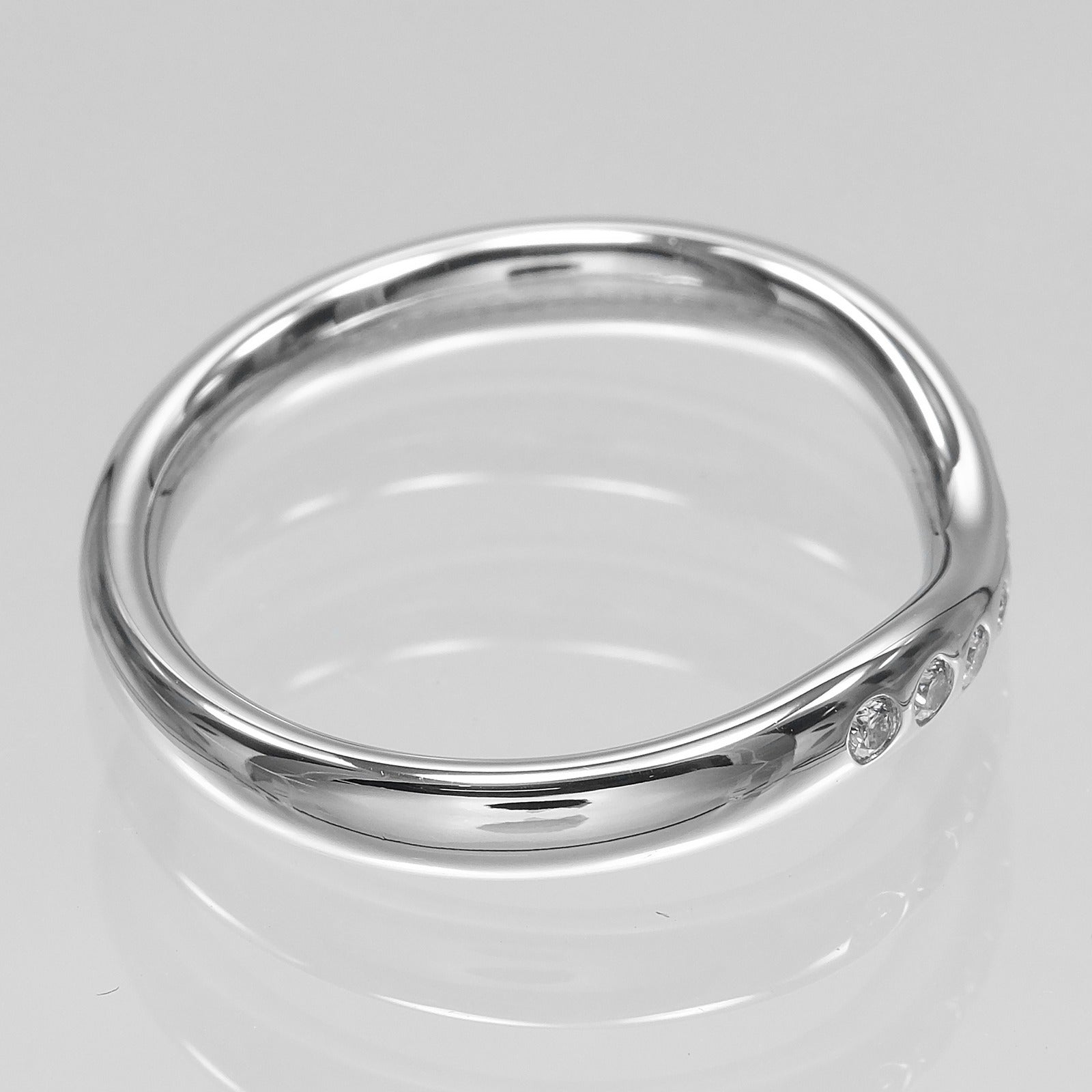 TIFFANY&Co.】ティファニー カーブドバンド リング・指輪 12.5号