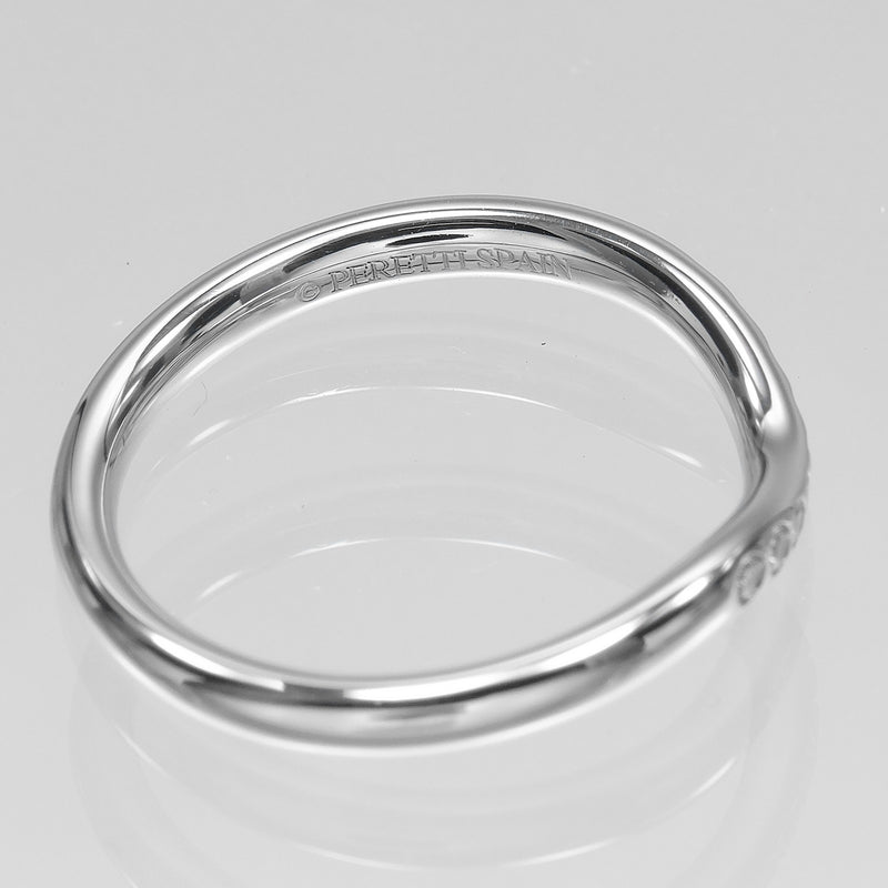 TIFFANY&Co. ティファニー カーブドバンド リング 指輪 7号 Pt950