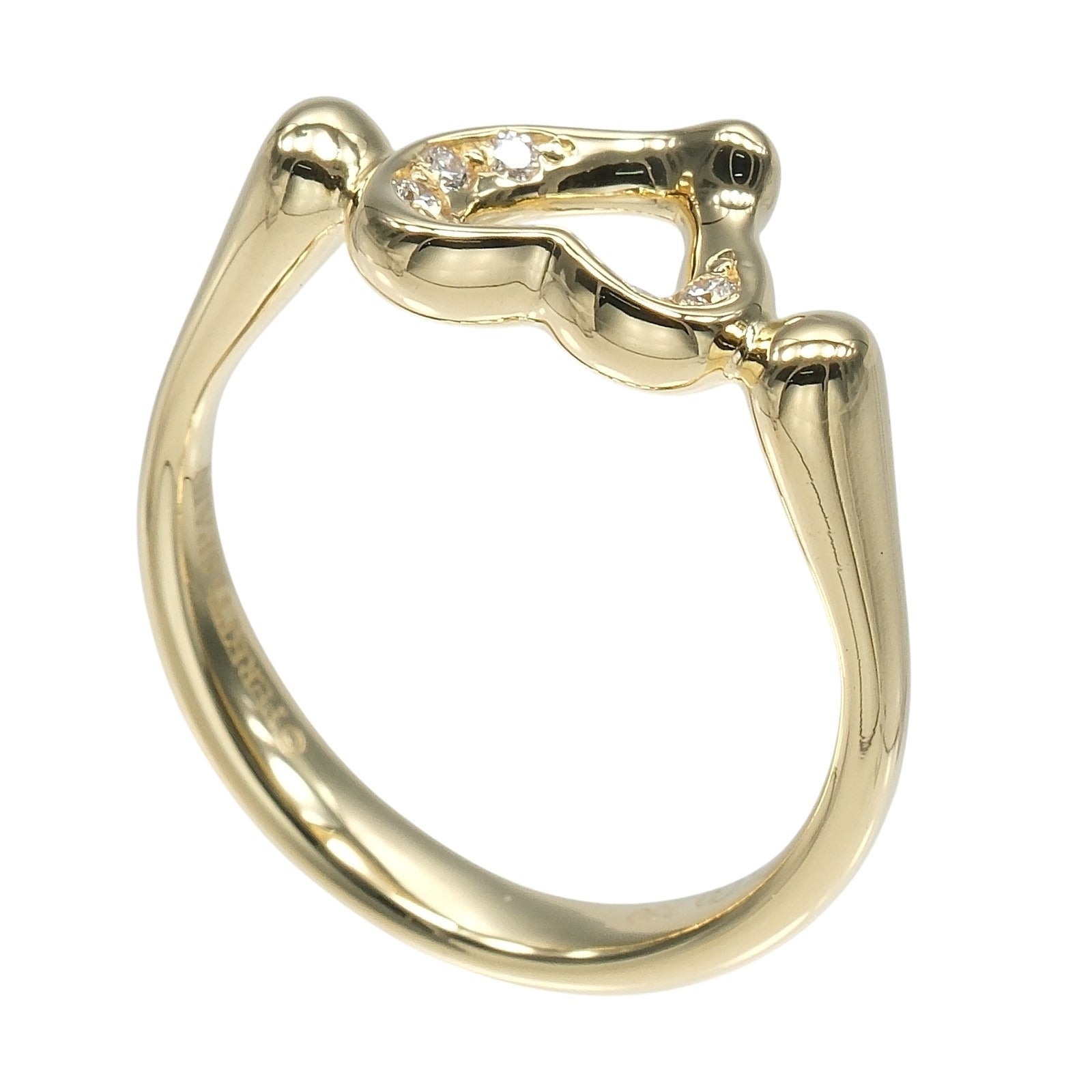 TIFFANY&Co.]TIFFANY&Co. open heart Ring No. 7.5 – NISHIKINO