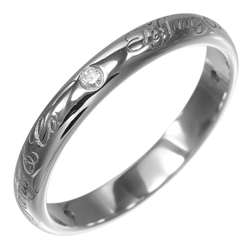 [TIFFANY y compañía]TIFFANY&Co. Anillo Notas Lucida 
 No 12