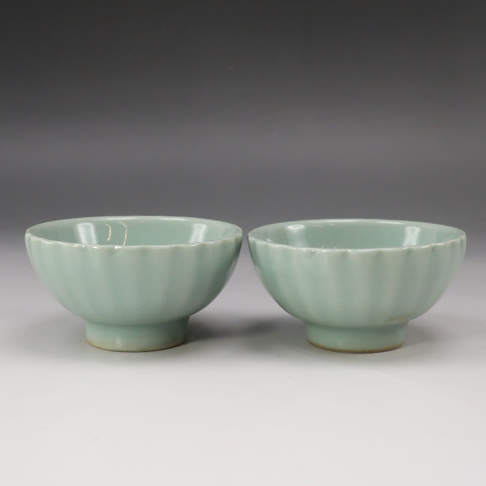 kyoyaki】京焼 二代 諏訪蘇山 造 青磁盃 一対 骨董品 – NISHIKINO