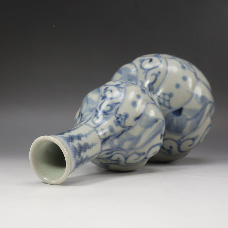 【kyoyaki】京焼 手塚充 造 瓢形花生 陶磁器 _ 骨董品 kyoyaki】京焼 手塚充 造 瓢形花生 骨董品 – NISHIKINO VINTAGE KYOTO