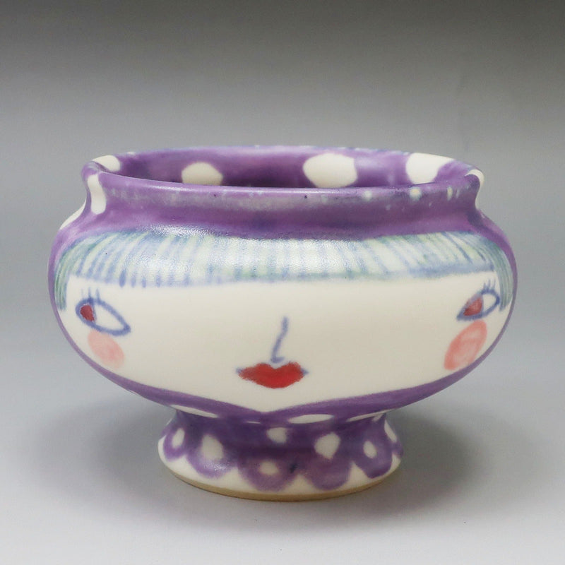 [KUTANIYAKI] Kutani ware made by Tomomi Takeda Totem pole Ochoco Sake vessel